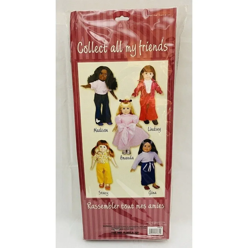 18" Stacy Doll NIB Fibre Craft Springfield Collection Red Hair Green Eyes Ginger - Picture 5 of 7